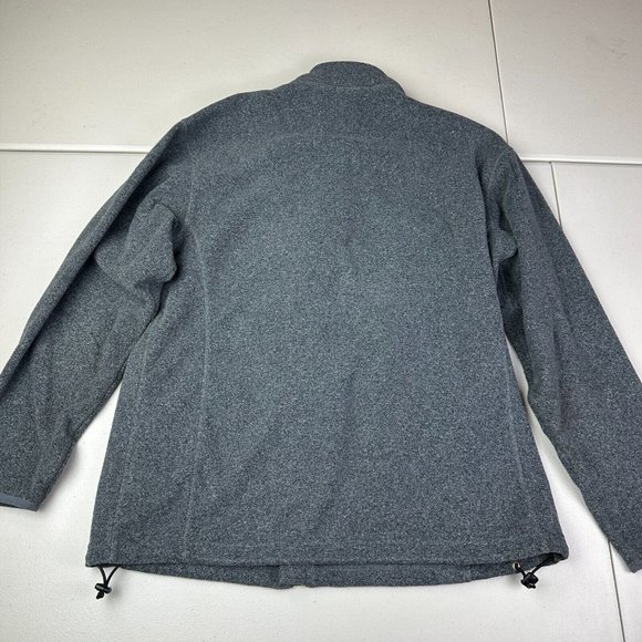 Daniel Cremieux Mens Sweater Medium Gray Full Zip Mock‎ Neck Knit Pullover - Picture 7 of 10